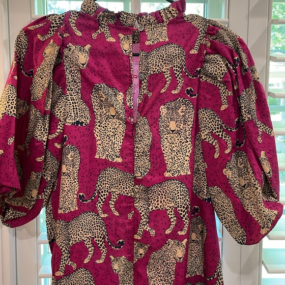 NWT Tyler Boe Sammy Pink Cheetah dress size XS - Picture 8 of 11